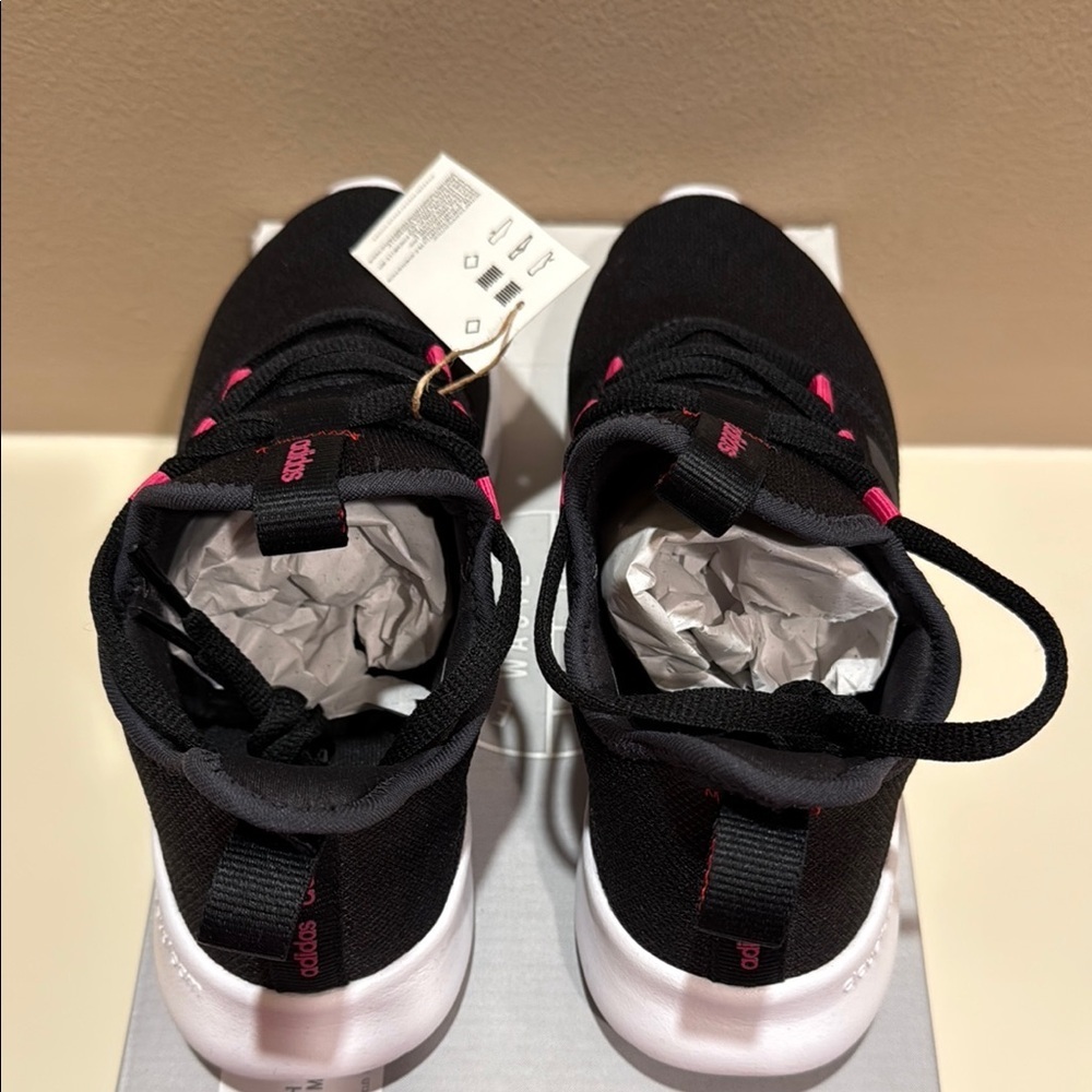 Adidas Cloudfoam Pure 2.0 Women’s Size 7.5 Running Black w/Hot Pink H00944-Z018 - Picture 7 of 16
